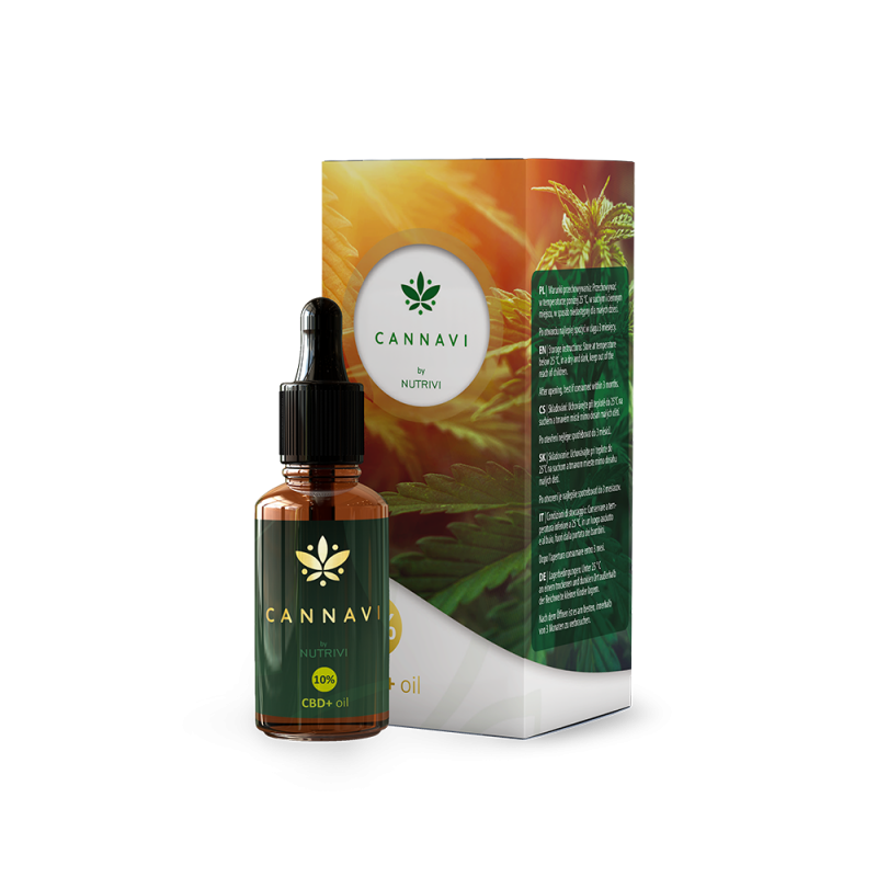 Cannavi by Nutrivi 10% CBD+ Oil